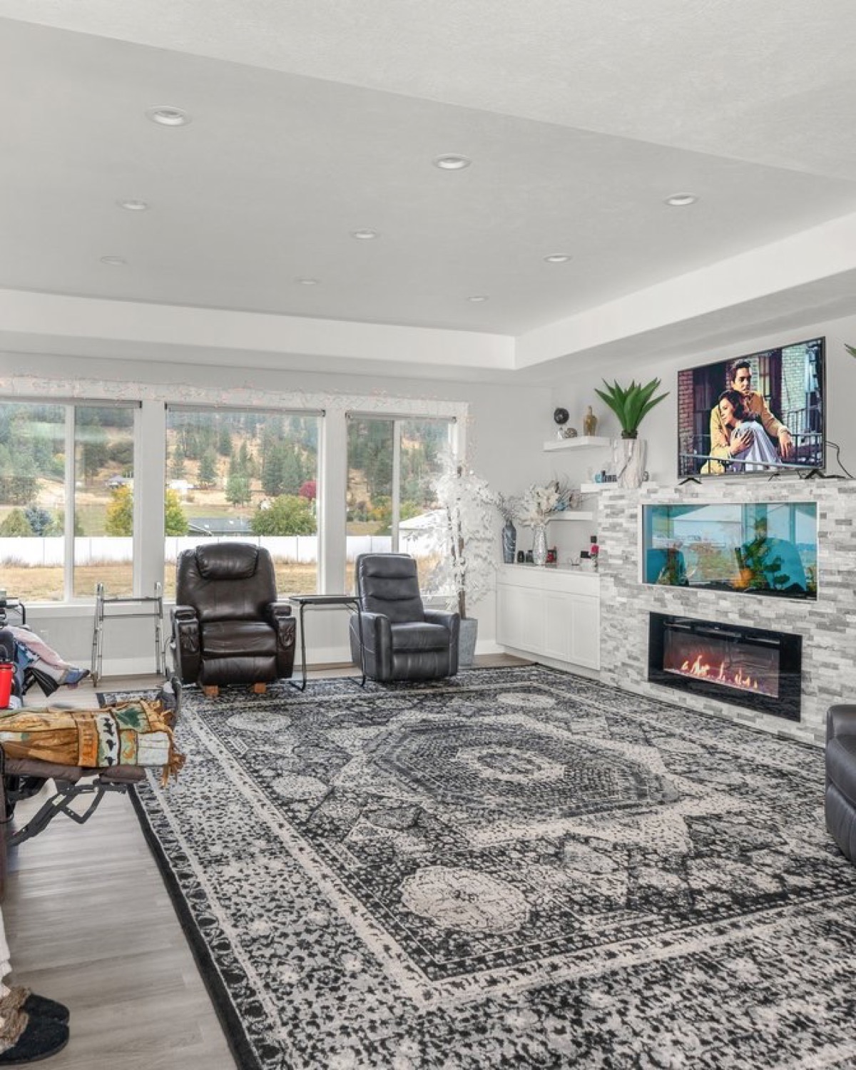 Comfortable living room at A+ Quality Adult Family Home